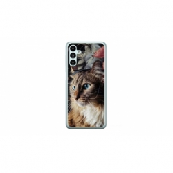 Husa personalizata tip carcasa HQPrint pentru Samsung Galaxy A15, model Cat 1, multicolor, S1D1M0143