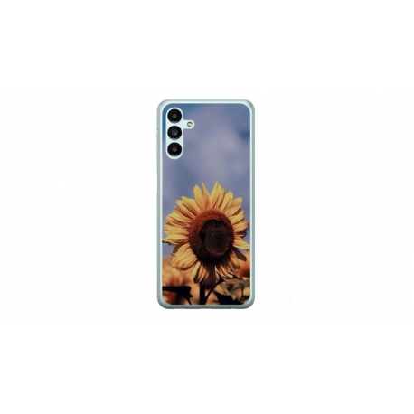 Husa personalizata tip carcasa HQPrint pentru Samsung Galaxy A15, model Sunflower 1, multicolor, S1D1M0193