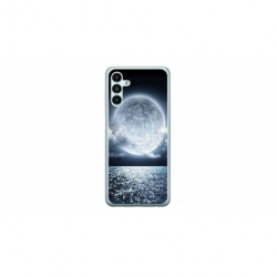Husa personalizata tip carcasa HQPrint pentru Samsung Galaxy A15, model Moon Sky, multicolor, S1D1M0228