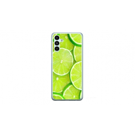 Husa personalizata tip carcasa HQPrint pentru Samsung Galaxy A15, model Lime, multicolor, S1D1M0253