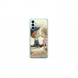 Husa personalizata tip carcasa HQPrint pentru Samsung Galaxy A15, model Kiss, multicolor, S1D1M0259