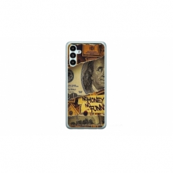 Husa personalizata tip carcasa HQPrint pentru Samsung Galaxy A15, model No Money No Funny, multicolor, S1D1M0262