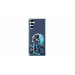 Husa personalizata tip carcasa HQPrint pentru Samsung Galaxy A15, model Biker Astronaout, multicolor, S1D1M0375