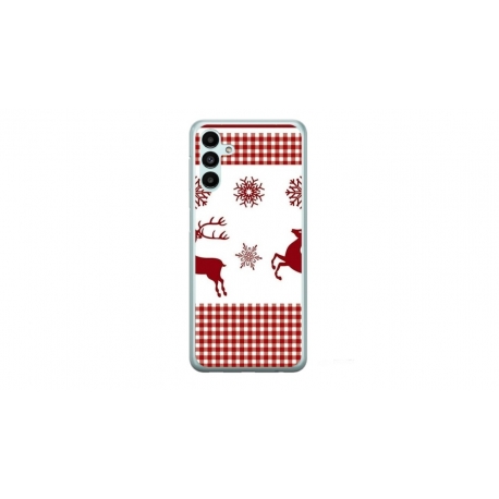 Husa personalizata tip carcasa HQPrint pentru Samsung Galaxy A24, model Reindeer 1, multicolor, S1D1M0051