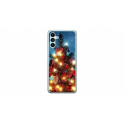 Husa personalizata tip carcasa HQPrint pentru Samsung Galaxy A24, model Christmas Tree 2, multicolor, S1D1M0058
