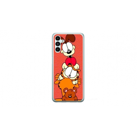 Husa personalizata tip carcasa HQPrint pentru Samsung Galaxy A24, model Garfield, multicolor, S1D1M0085