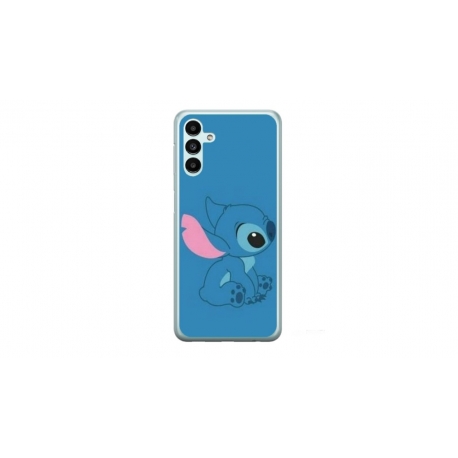 Husa personalizata tip carcasa HQPrint pentru Samsung Galaxy A24, model Blue Stich, multicolor, S1D1M0192