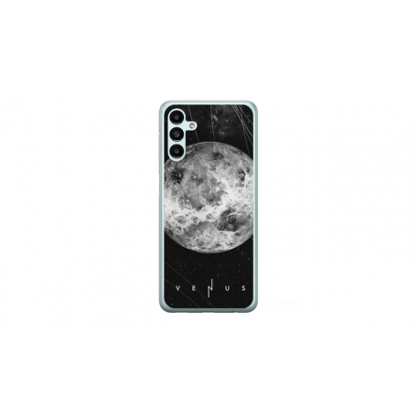 Husa personalizata tip carcasa HQPrint pentru Samsung Galaxy A24, model Moon, multicolor, S1D1M0212