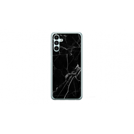Husa personalizata tip carcasa HQPrint pentru Samsung Galaxy A24, model Black Marble, multicolor, S1D1M0229