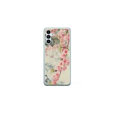 Husa personalizata tip carcasa HQPrint pentru Samsung Galaxy A24, model Flowers 18, multicolor, S1D1M0245
