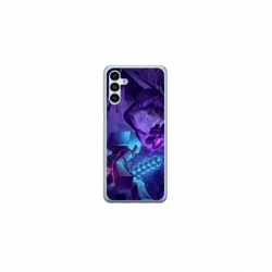 Husa personalizata tip carcasa HQPrint pentru Samsung Galaxy A24, model Ender Dragon, multicolor, S1D1M0304