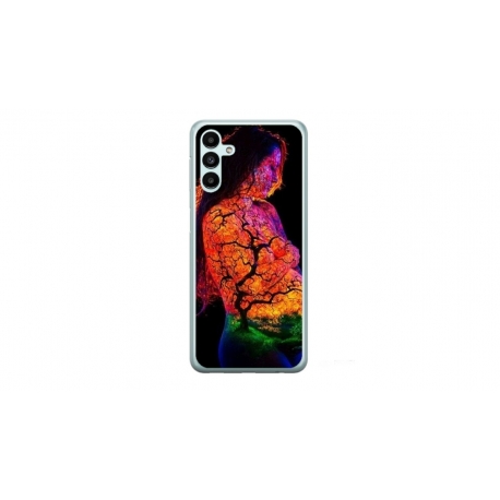 Husa personalizata tip carcasa HQPrint pentru Samsung Galaxy A24, model Colorful 7, multicolor, S1D1M0324