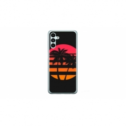 Husa personalizata tip carcasa HQPrint pentru Samsung Galaxy A24, model Beach View 3, multicolor, S1D1M0337