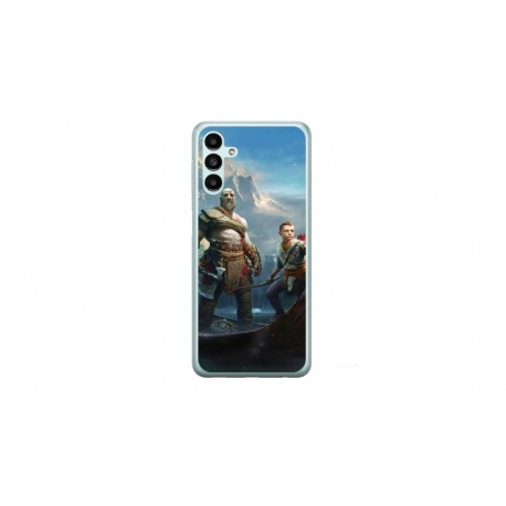 Husa personalizata tip carcasa HQPrint pentru Samsung Galaxy A25, model God of War 1, multicolor, S1D1M0008