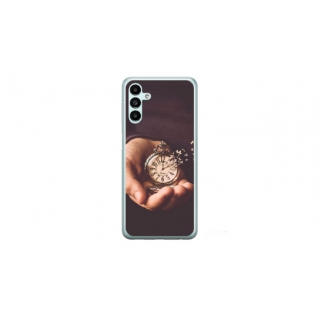 Husa personalizata tip carcasa HQPrint pentru Samsung Galaxy A25, model Time Flies 1, multicolor, S1D1M0364