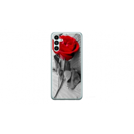 Husa personalizata tip carcasa HQPrint pentru Samsung Galaxy A25, model Rose, multicolor, S1D1M0384