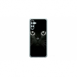 Husa personalizata tip carcasa HQPrint pentru Samsung Galaxy A34, model Black Cat 1, multicolor, S1D1M0015
