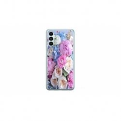 Husa personalizata tip carcasa HQPrint pentru Samsung Galaxy A34, model Flowers 1, multicolor, S1D1M0026