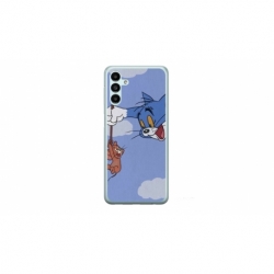 Husa personalizata tip carcasa HQPrint pentru Samsung Galaxy A34, model Tom and Jerry 1, multicolor, S1D1M0203