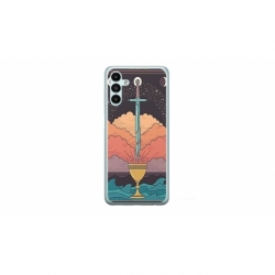 Husa personalizata tip carcasa HQPrint pentru Samsung Galaxy A34, model Tarrot, multicolor, S1D1M0267