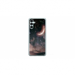 Husa personalizata tip carcasa HQPrint pentru Samsung Galaxy A34, model Falling Stars, multicolor, S1D1M0269