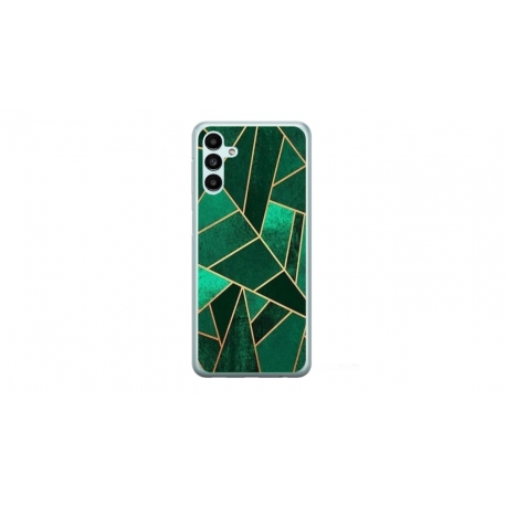 Husa personalizata tip carcasa HQPrint pentru Samsung Galaxy A34, model Emerald, multicolor, S1D1M0287