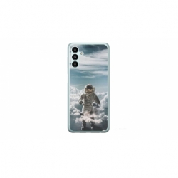 Husa personalizata tip carcasa HQPrint pentru Samsung Galaxy A34, model Astronaut in the Clouds, multicolor, S1D1M0290