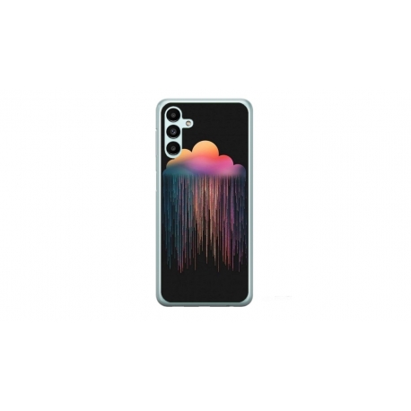 Husa personalizata tip carcasa HQPrint pentru Samsung Galaxy A34, model Colorful 3, multicolor, S1D1M0298