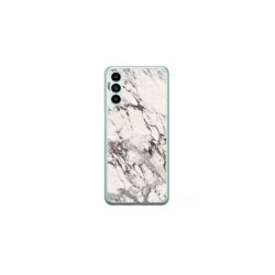 Husa personalizata tip carcasa HQPrint pentru Samsung Galaxy A34, model White Marble, multicolor, S1D1M0325