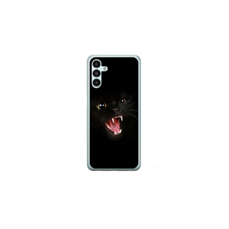 Husa personalizata tip carcasa HQPrint pentru Samsung Galaxy A54, model Black Cat 2, multicolor, S1D1M0016