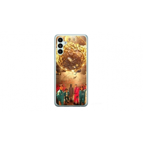 Husa personalizata tip carcasa HQPrint pentru Samsung Galaxy A54, model Squid Game 11, multicolor, S1D1M0183