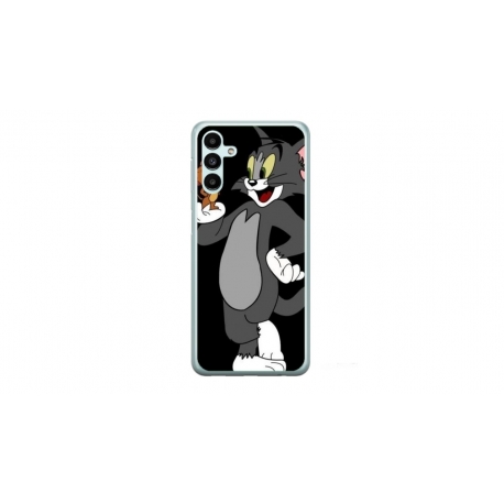 Husa personalizata tip carcasa HQPrint pentru Samsung Galaxy A54, model Tom and Jerry 2, multicolor, S1D1M0204