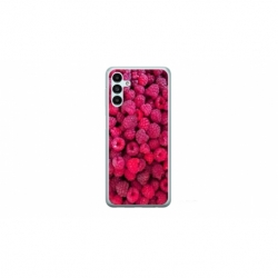 Husa personalizata tip carcasa HQPrint pentru Samsung Galaxy A54, model Zmeura, multicolor, S1D1M0234