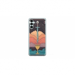 Husa personalizata tip carcasa HQPrint pentru Samsung Galaxy A54, model Tarrot, multicolor, S1D1M0267