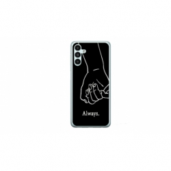 Husa personalizata tip carcasa HQPrint pentru Samsung Galaxy A54, model Always and Forever 1, multicolor, S1D1M0279