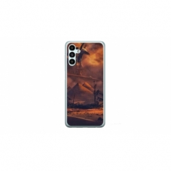Husa personalizata tip carcasa HQPrint pentru Samsung Galaxy A54, model Anubis, multicolor, S1D1M0281