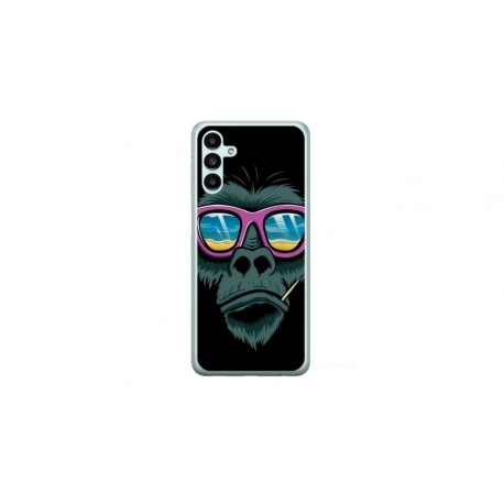 Husa personalizata tip carcasa HQPrint pentru Samsung Galaxy A54, model Gorilla, multicolor, S1D1M0288