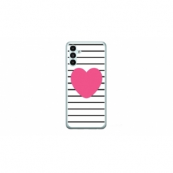 Husa personalizata tip carcasa HQPrint pentru Samsung Galaxy A54, model Heart, multicolor, S1D1M0291