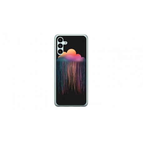 Husa personalizata tip carcasa HQPrint pentru Samsung Galaxy A54, model Colorful 3, multicolor, S1D1M0298