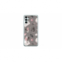 Husa personalizata tip carcasa HQPrint pentru Samsung Galaxy A54, model Abstract 1, multicolor, S1D1M0321