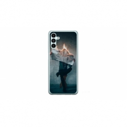 Husa personalizata tip carcasa HQPrint pentru Samsung Galaxy A54, model Burn the News, multicolor, S1D1M0345