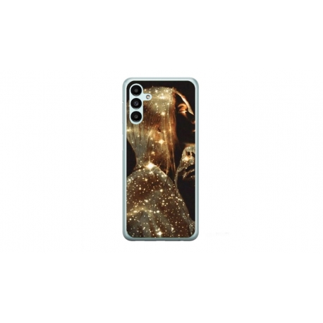 Husa personalizata tip carcasa HQPrint pentru Samsung Galaxy A54, model Golden Girl, multicolor, S1D1M0350