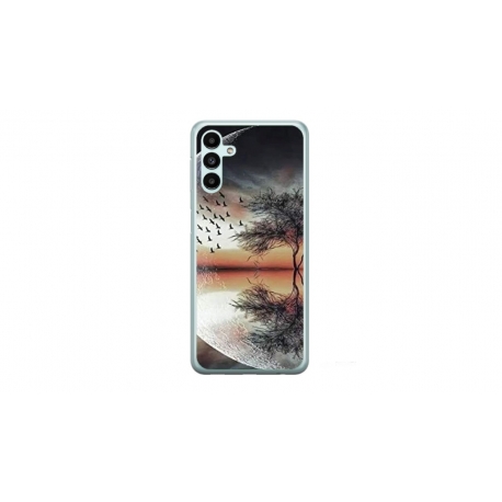 Husa personalizata tip carcasa HQPrint pentru Samsung Galaxy A54, model Time Flies 3, multicolor, S1D1M0366