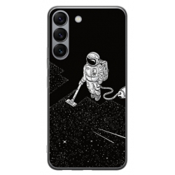 Husa personalizata tip carcasa HQPrint pentru Samsung Galaxy S23, model Vacuum of Space, multicolor, S1D1M0007