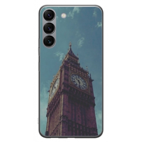 Husa personalizata tip carcasa HQPrint pentru Samsung Galaxy S23, model Big Ben 1, multicolor, S1D1M0013