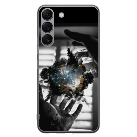Husa personalizata tip carcasa HQPrint pentru Samsung Galaxy S23, model Dark Magic, multicolor, S1D1M0020