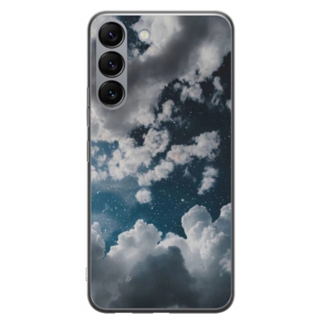 Husa personalizata tip carcasa HQPrint pentru Samsung Galaxy S23, model Blue Sky, multicolor, S1D1M0023