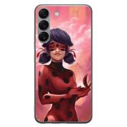 Husa personalizata tip carcasa HQPrint pentru Samsung Galaxy S23, model Buburuza, multicolor, S1D1M0025