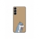 Husa personalizata tip carcasa HQPrint pentru Samsung Galaxy S23, model Tired Bunny, multicolor, S1D1M0027