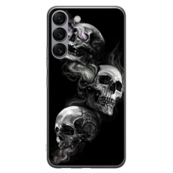 Husa personalizata tip carcasa HQPrint pentru Samsung Galaxy S23, model Skulls, multicolor, S1D1M0032
